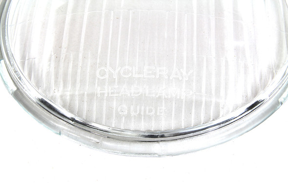 V-Twin - 49-2511 - Replica Headlamp Glass Lens Clear