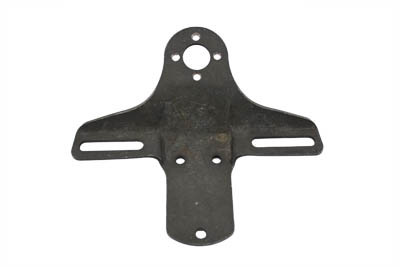 V-Twin - 49-2545 - Gloss Black Tail Lamp Bracket - Fits 1934-1938 Harley-Davidson VL