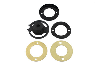 V-Twin - 49-2576 - Front Brake Plate Cover Kit - Fits 1930-1952 Harley-Davidson WL