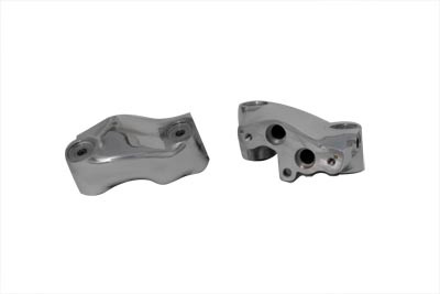 V-Twin - 49-2650 - Replica Rocker Box Set Polished - Fits 1941-1947 Harley-Davidson FL, EL