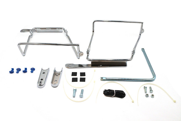 V-Twin - 49-2752 - Saddlebag Bracket Set - Fits 1986-2017 Harley-Davidson FLST