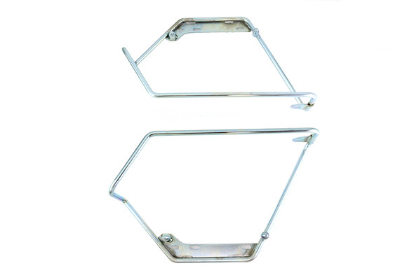 V-Twin - 49-2758 - Zinc Saddlebag Mount Bracket Set - Fits 1978-1984 Harley-Davidson FLH