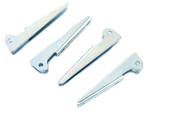 V-Twin - 49-2976 - Footboard Cleat Set Zinc PLated - Fits 1937-1953 Indian Chief