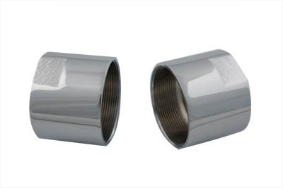 V-Twin - 49-3005 - Indian Throttle Chrome Sleeve Tube Nut - Fits 1920-1946 Indian Scout, 1922-1953 Chief