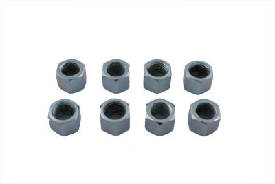 V-Twin - 49-3009 - Indian Cylinder Base Nut Set Zinc - Fits 1920-1946 Indian Scout, 1922-1953 Chief