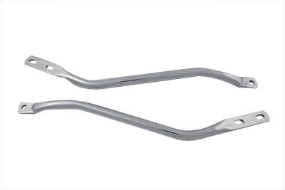 V-Twin - 49-3089 - Indian Rear Fender Chrome Plated Brace Set - Fits 1941-1950 Indian Chief