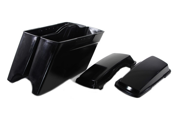 V-Twin - 49-3505 - Stretch Saddlebag Set With Lids
