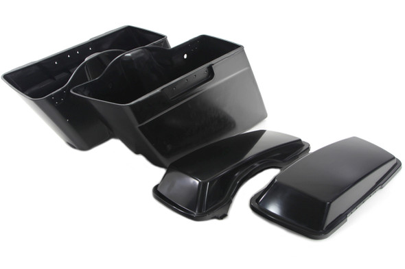 V-Twin - 49-3505 - Stretch Saddlebag Set With Lids