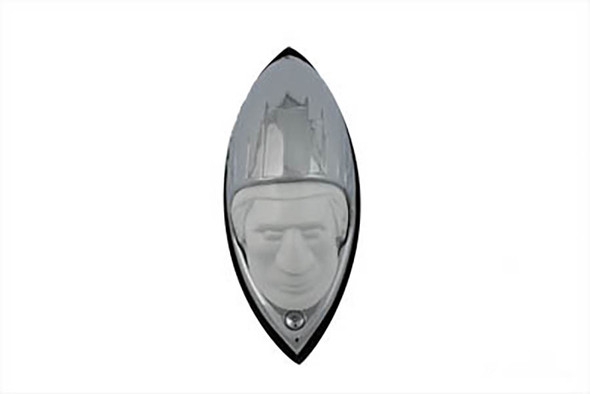 V-Twin - 49-4021 - Replica Indian Face Front Fender Lamp - Fits 1947-1953 Indian Chief