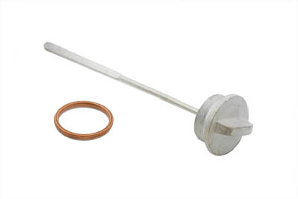 V-Twin - 49-7577 - Replica Dipstick with Blade Style Cap Cadmium Plated