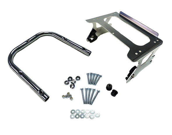 V-Twin - 50-0002 - Quick Detach Tour Box Mount Kit Chrome