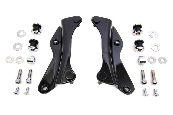V-Twin - 50-0034 - Detachable 4 Point Docking Hardware Kit Black