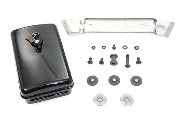 V-Twin - 50-0041 - Rectangular Tool Box Kit - Fits 1936-1937 Harley-Davidson FL, EL