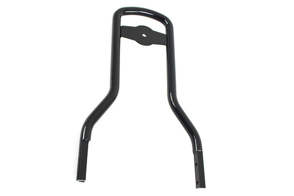 V-Twin - 50-0053 - 14-1/2 inch Mini Medallion Style Sissy Bar Upright Black