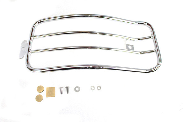 V-Twin - 50-0064 - 7 inch Solo Luggage Rack Chrome - Fits 2018-2020 Harley-Davidson FLSL