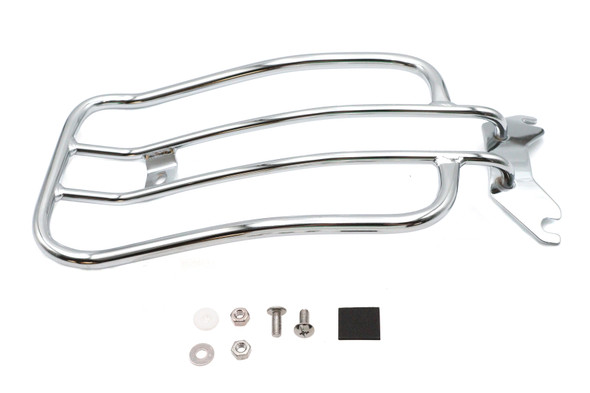 V-Twin - 50-0066 - 7 inch Solo Luggage Rack Chrome - Fits 2018-2020 Harley-Davidson FXB, FLFB, FXBRS