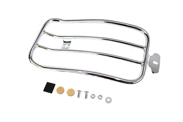 V-Twin - 50-0068 - 7 inch Solo Luggage Rack Chrome