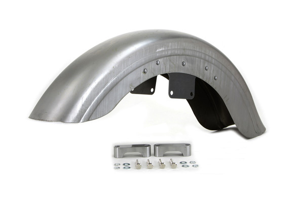 V-Twin - 50-0114 - Front Fender Raw With Bracket