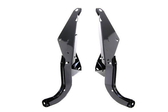 V-Twin - 50-0279 - Heavy Duty Outer Fairing Support Bracket Set Black