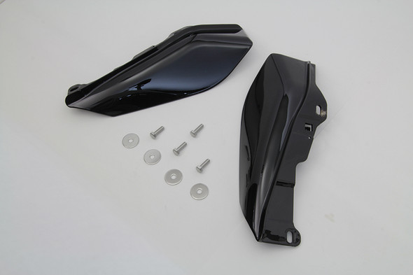 V-Twin - 50-0304 - Mid Frame Cover Air Deflector Kit Black V-Twin - 50-0304 - Mid Frame Cover Air Deflector Kit Black
