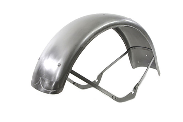 V-Twin - 50-0338 - Big Twin Spring Fork Front Fender Raw - Fits 1936-1948 Harley-Davidson EL, 1941-1948 FL