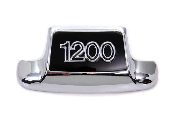 V-Twin - 50-0344 - Chrome and Black Rear Fender Tip  inch1200 inch