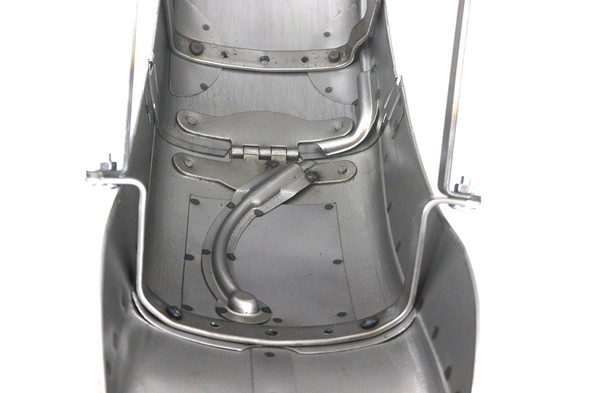V-Twin - 50-0372 - Rigid Rear Fender Assembled - Fits 1947-1948 Harley-Davidson EL 61", FL 74", UL 74"/80"