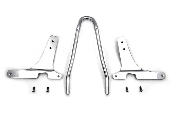 V-Twin - 50-0466 - 13 inch Sissy Bar Kit Chrome - Fits 1994-2003 Harley-Davidson XL