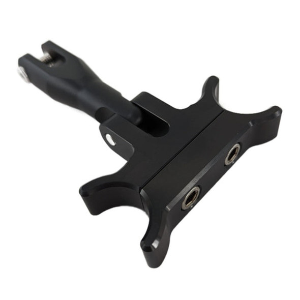TC Bros Choppers - Pro Series Gauge Relocation Bracket for 1-1/4 Risers and T-Bars - Black