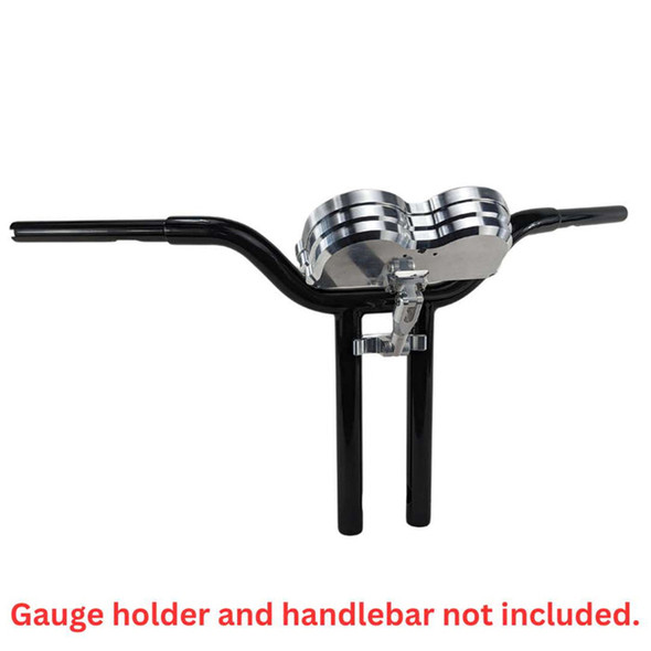 TC Bros Choppers - Pro Series Gauge Relocation Bracket for 1-1/4 Risers and T-Bars TC Bros Choppers - Pro Series Gauge Relocation Bracket for 1-1/4 Risers and T-Bars