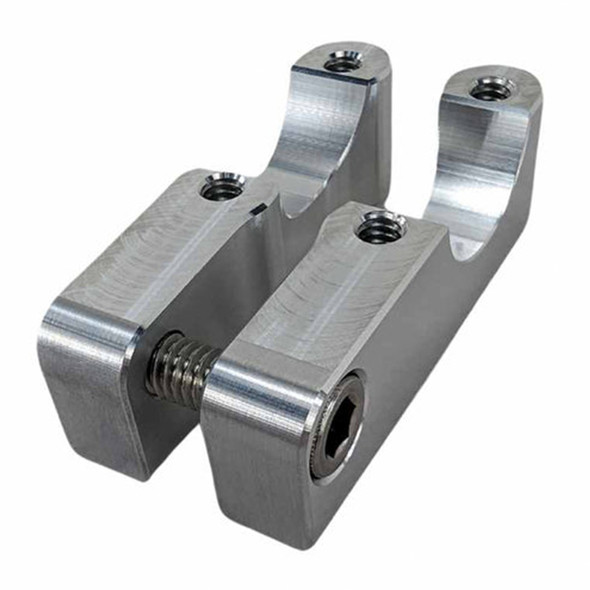 TC Bros Choppers - Gauge Relocation Bracket for Pro Series 1-1/8" Modular Risers TC Bros Choppers - Gauge Relocation Bracket for Pro Series 1-1/8" Modular Risers