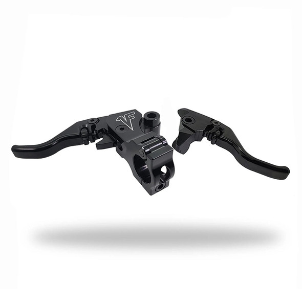 1FNGR - Signature Series Adjustable Easier Pull Clutch + Brake Lever Combo fits '08-'13, '21-'22 Touring Models 1FNGR - Signature Series Adjustable Easier Pull Clutch + Brake Lever Combo fits '08-'13, '21-'22 Touring Models