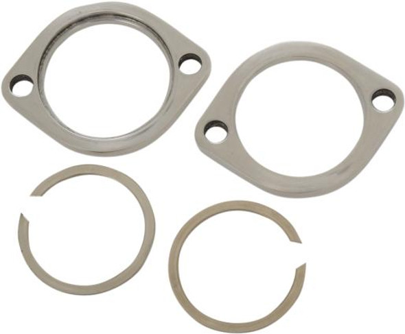 Drag Specialties Exhaust Flange Kit for Harley Evo Big Twin 1984-Up Drag Specialties Exhaust Flange Kit for Harley Evo Big Twin 1984-Up