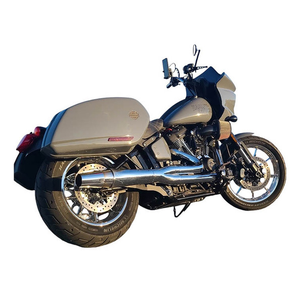 Thunderheader - Chrome X-Series Standard Exhaust w/Heat Shields fits 2025 Low Rider ST & Heritage Models