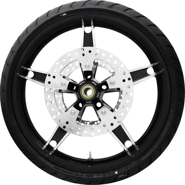 COASTAL MOTO - 03350033 - Daytona Front Wheel - Black Cut (21") | Rotor (11.8) | Dunlop AE Tire (130/60B21) COASTAL MOTO - 03350033 - Daytona Front Wheel - Black Cut (21") | Rotor (11.8) | Dunlop AE Tire (130/60B21)