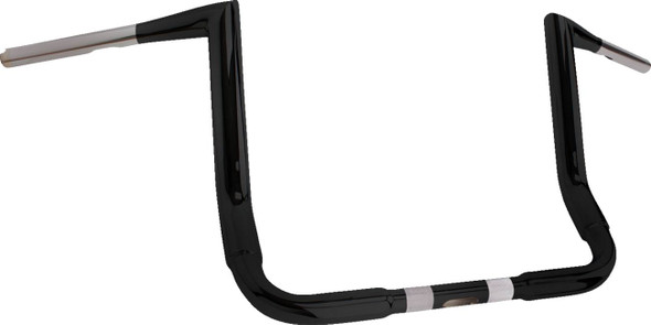 KHROME WERKS - 06016981 - Buck-50 Handlebar - FLH - 12" - Black