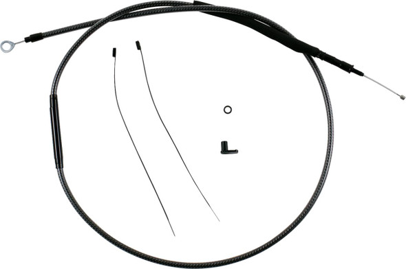 MAGNUM SHIELDING - 06523411 - Redesigned Polished KARBONFIBR Clutch Cable - 68-11/16"