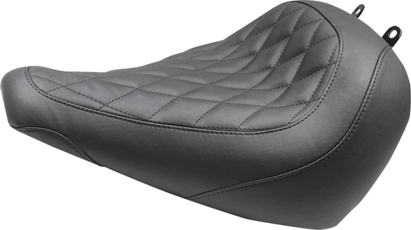 MUSTANG - 08021662 - Wide Tripper™ Solo Seat - no Backrest - Diamond - Black Stitch - FXBR '23-'25