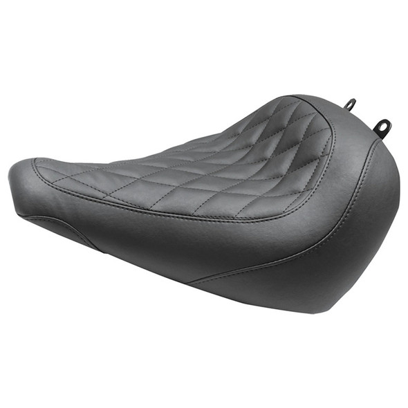 Mustang - Black Stitch Diamond Wide Tripper™ Solo Seat fits '23-'25 FXBR Model