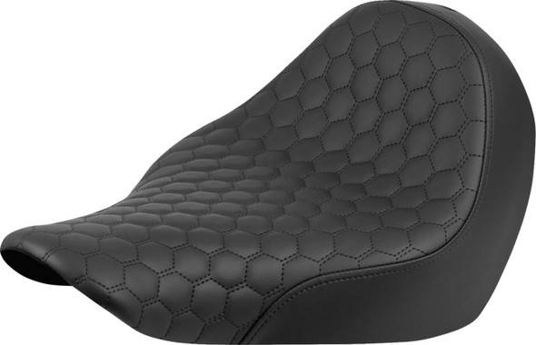 SADDLEMEN - 08021673 - Renegade™ Solo Seat - Honeycomb - FXLR/FLSB '18-'25