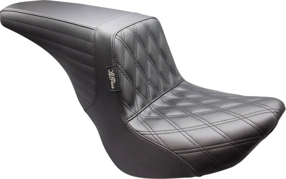 LE PERA - 08021683 - Kickflip Up Front Seat - Double Diamond - Black - FL/FX '18-'25