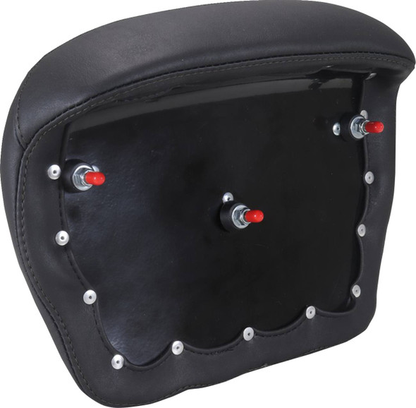 MUSTANG - 08220640 - Chopped Tour-Pak® Pad - Black Stitching - FLH/FLT '23-'25