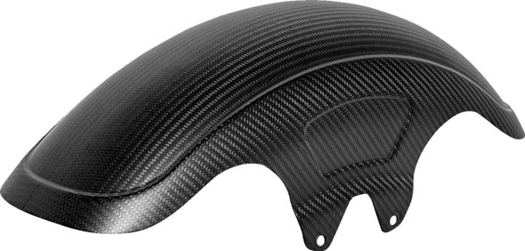 SADDLEMEN - 14011113 - Carbon Fiber Front Fender - Matte - Touring '14-'24