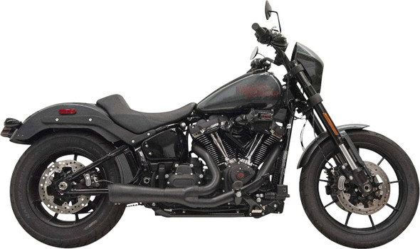BASSANI XHAUST - 18002751 - 2-into-1 Ripper Exhaust System with Megaphone Muffler - Short - Chrome - 49-State - M8 Softail