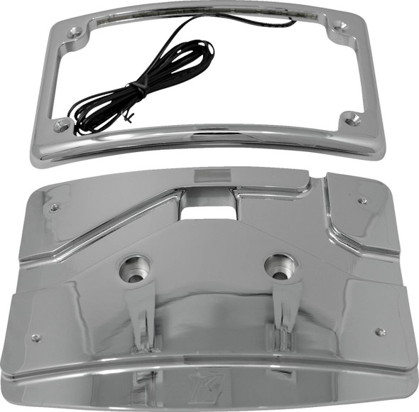 KODLIN USA - 20302467 - Mount Kit - License Plate - Cureved - Chrome