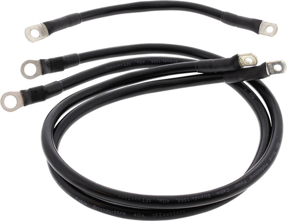 ALL BALLS - 21131006 - Battery Cable Kit - Black