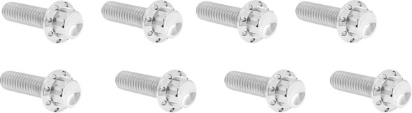 ARLEN NESS - 24011737 - Bolt Kit - Lifter Block - 12-Point - Titanium - Polished