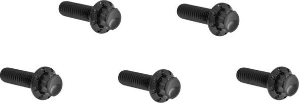 ARLEN NESS - 24011741 - Bolt Kit - Derby Cover - 12-Point - Titanium - Black