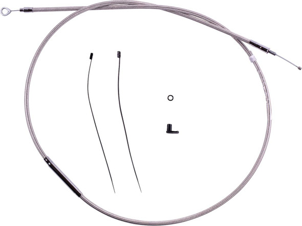 MAGNUM SHIELDING - 06523340 - Redesigned Polished Stainless Clutch Cable - 70-11/16"