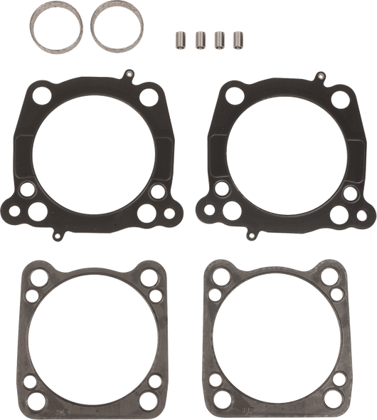 S&S Cycle - 900-1334 - Gasket Kit - Head/Base/Exhaust - 129"/132" Center Cooled - Fits '17-Up M8 Models w/ S&S 129"/132" Kits